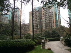 A gated community in Shanghai